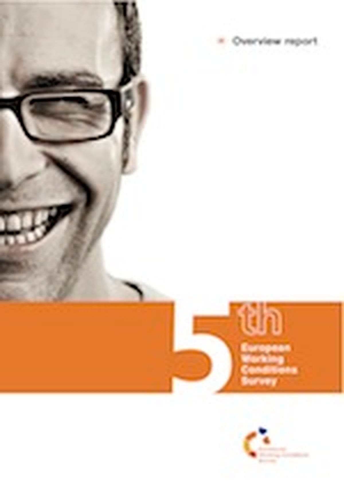 Front cover of overview report for the Fifth European Working Conditions Survey