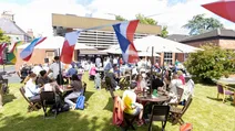 Barbeque lunch and environment at the Eurofound Open Day 2026