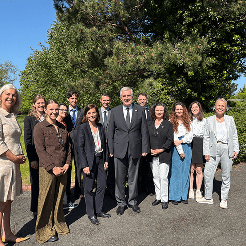 Visit of H.E. Céline Place, Ambassador of France to Ireland